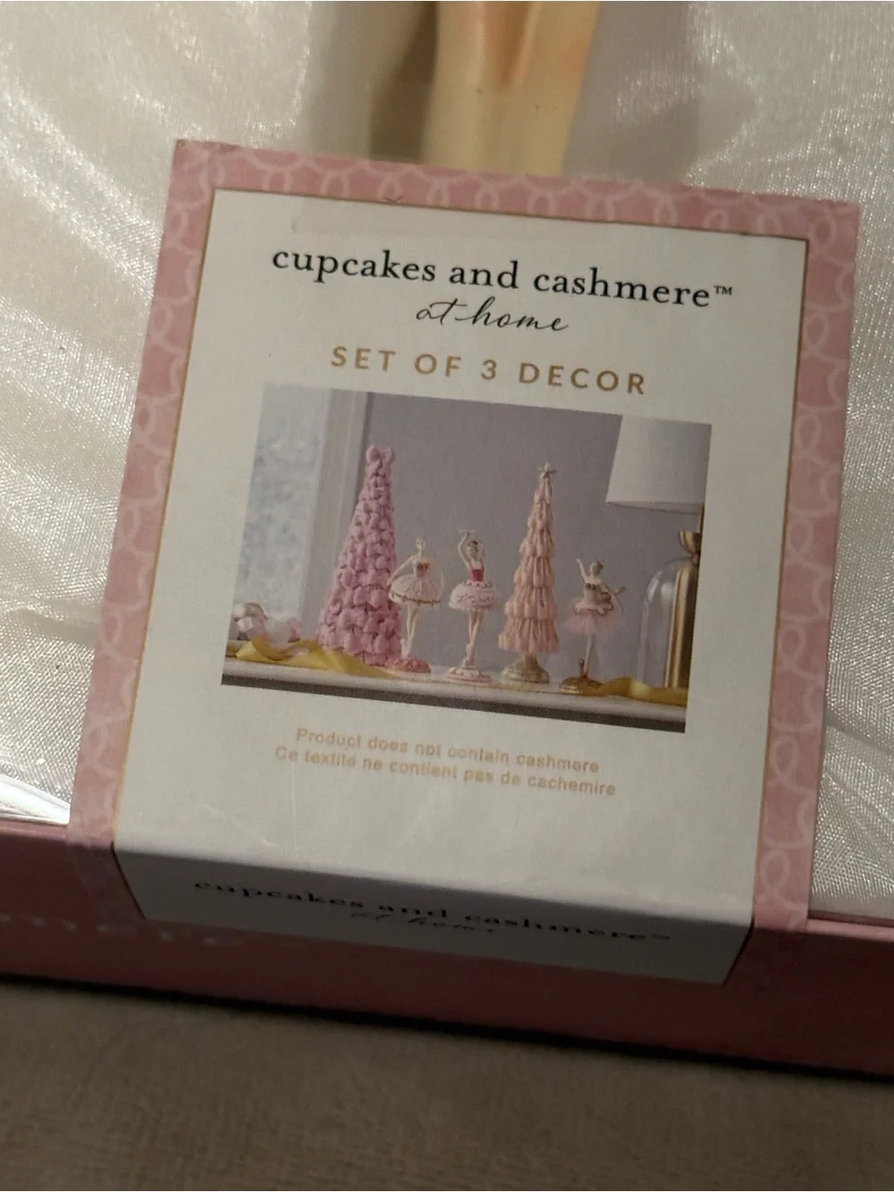 Pink Ballerina Figurine Set - Cupcakes & Cashmere